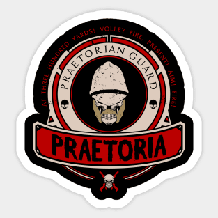 PRAETORIA - ELITE CREST Sticker